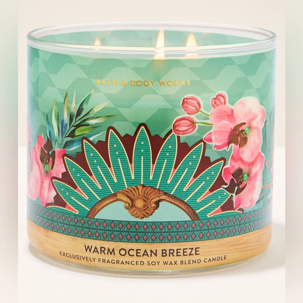 BBW Warm Ocean Breeze 3 Wick Candle